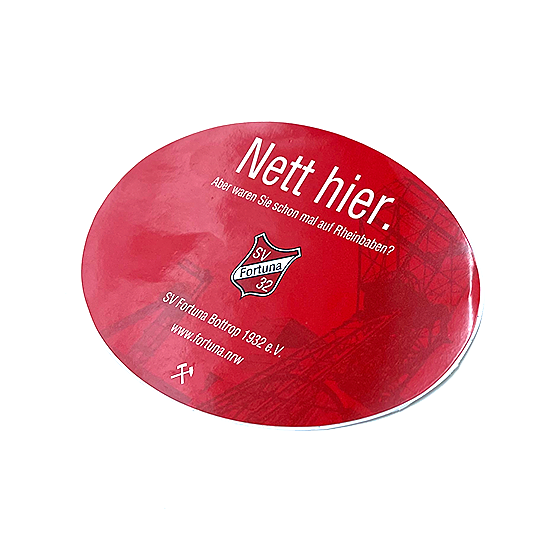 Aufkleber "Nett hier."