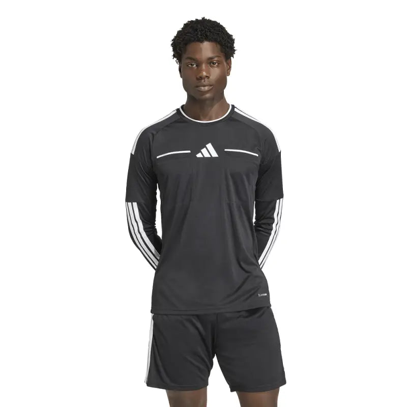 Schiedsrichter-Trikot Langarm (Black)