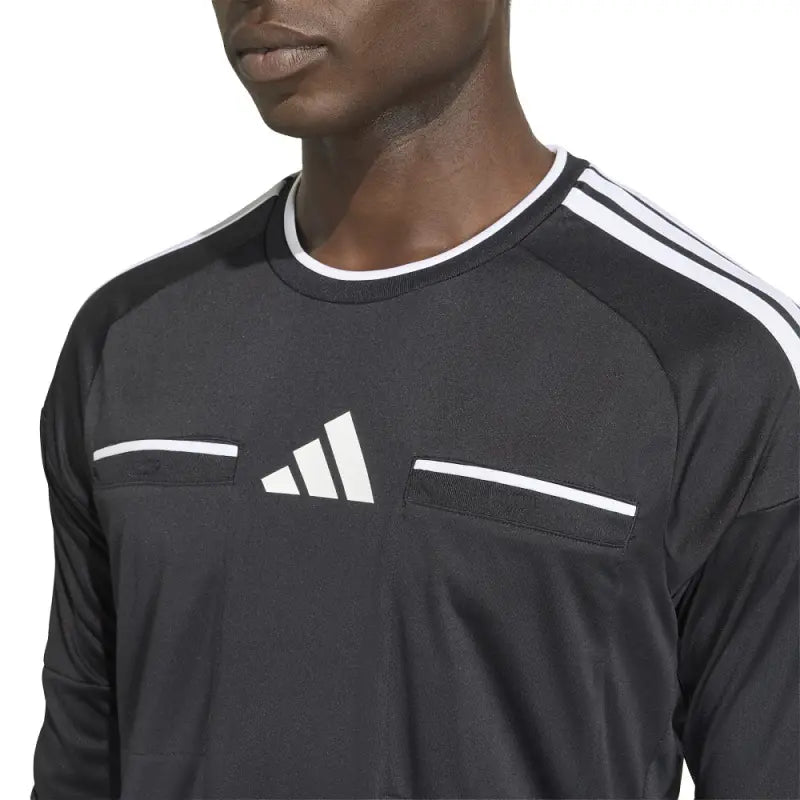 Schiedsrichter-Trikot Langarm (Black)