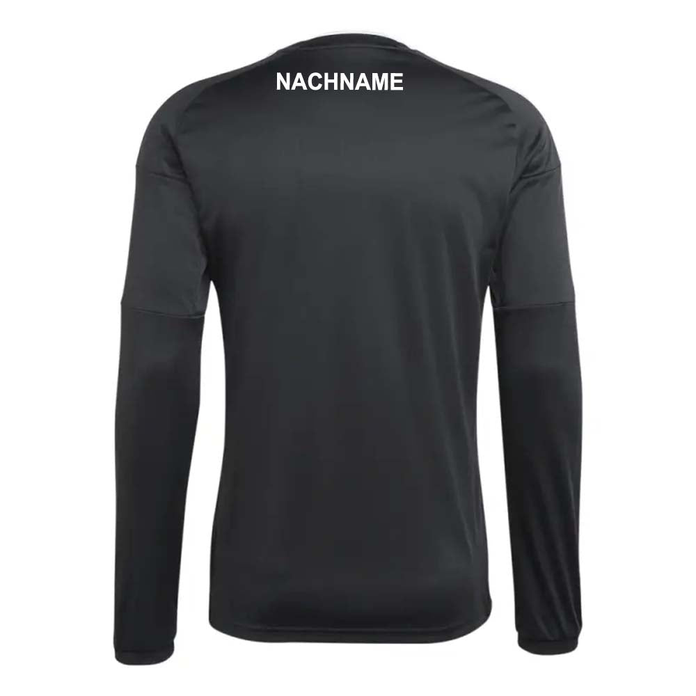 Schiedsrichter-Trikot Langarm (Black)