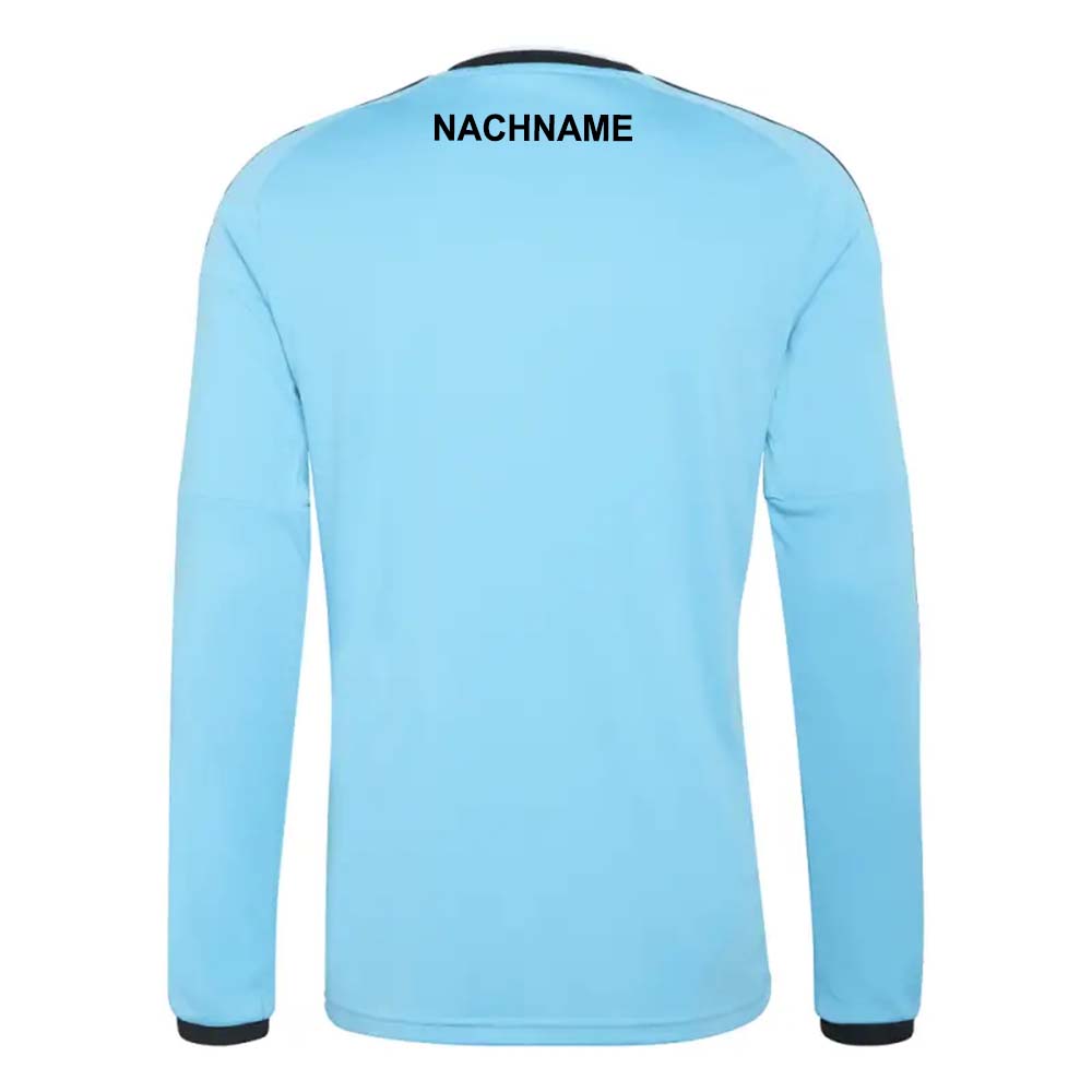 Schiedsrichter-Trikot Langarm (Blau)