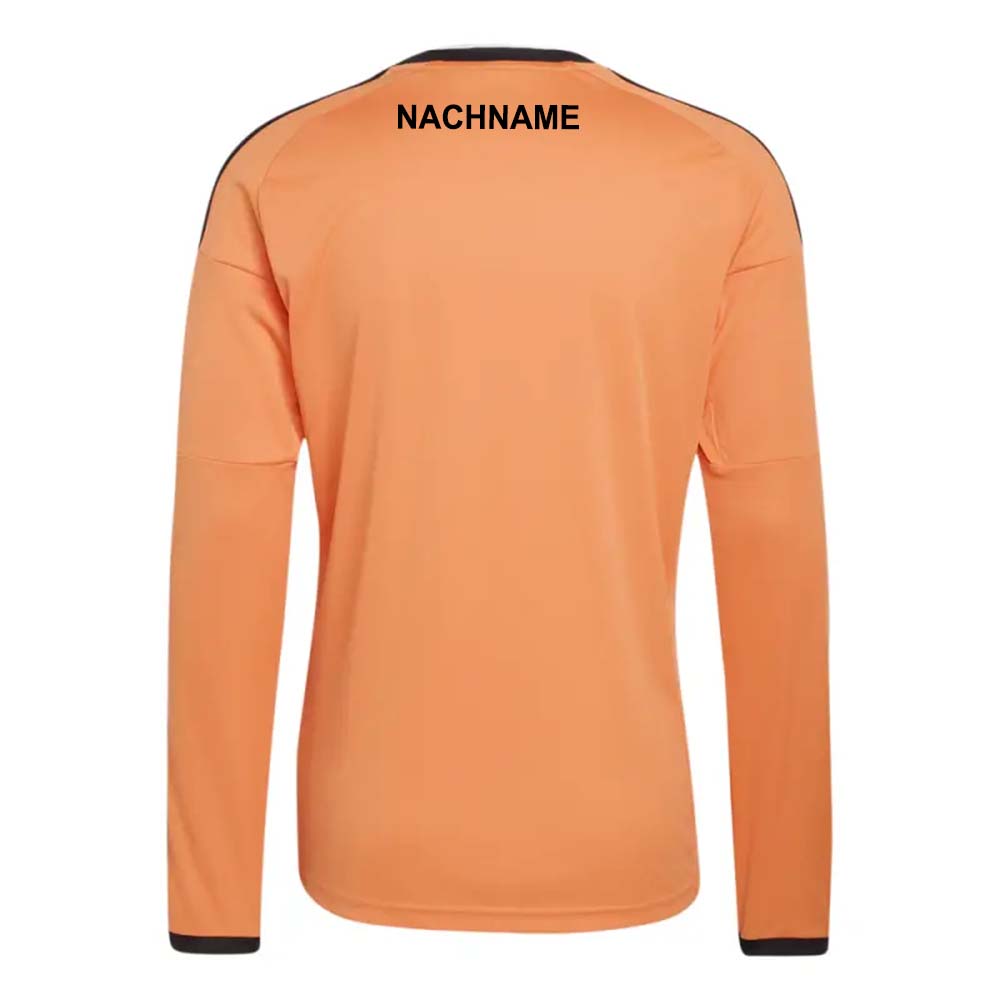 Schiedsrichter-Trikot Langarm (Orange)